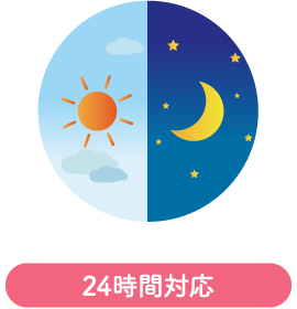 24時間対応